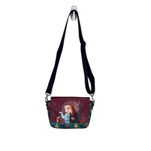 Disney Parks Frozen Princess Anna & Elsa Crossbody Bag Purse